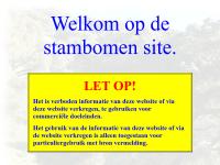 Screenshot van website