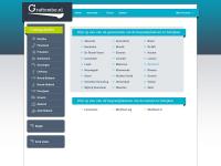 Screenshot van website