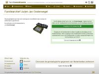 Screenshot van website