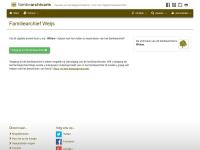 Screenshot van website