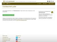 Screenshot van website