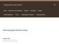 Screenshot van website