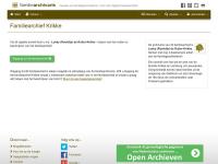 Screenshot van website