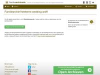 Screenshot van website