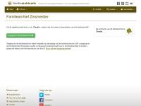 Screenshot van website