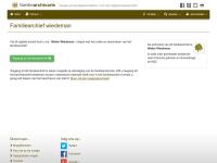 Screenshot van website