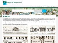 Screenshot van website