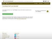 Screenshot van website