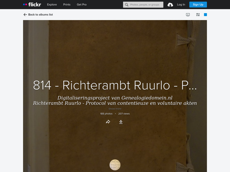 Screenshot van website
