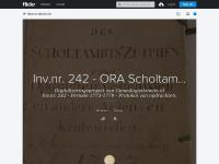 Screenshot van website