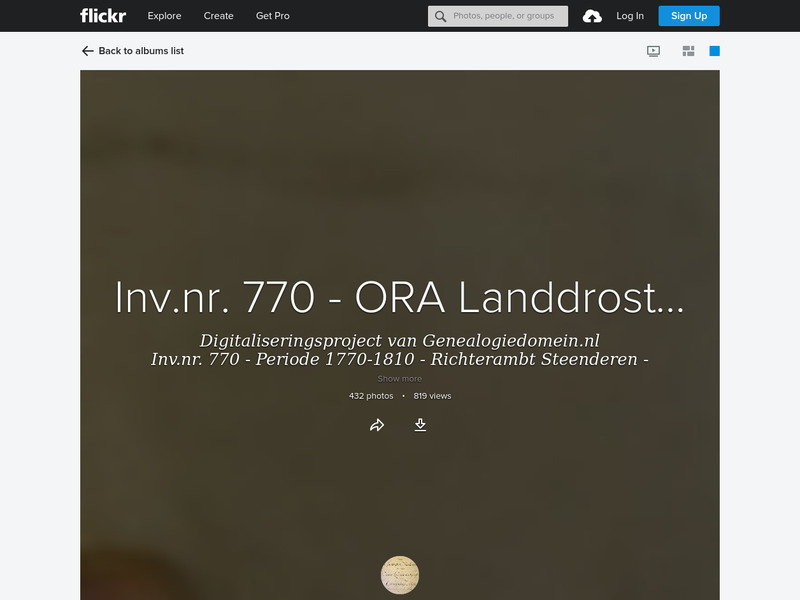 Screenshot van website
