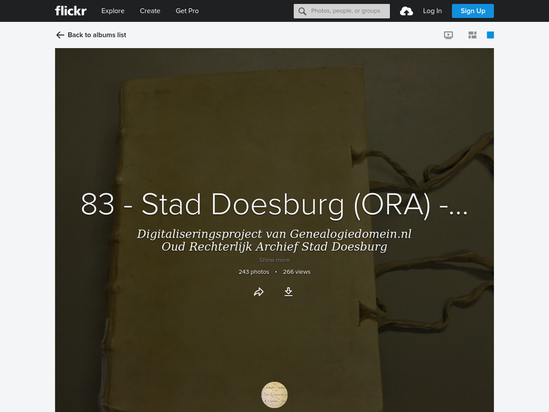 Screenshot van website