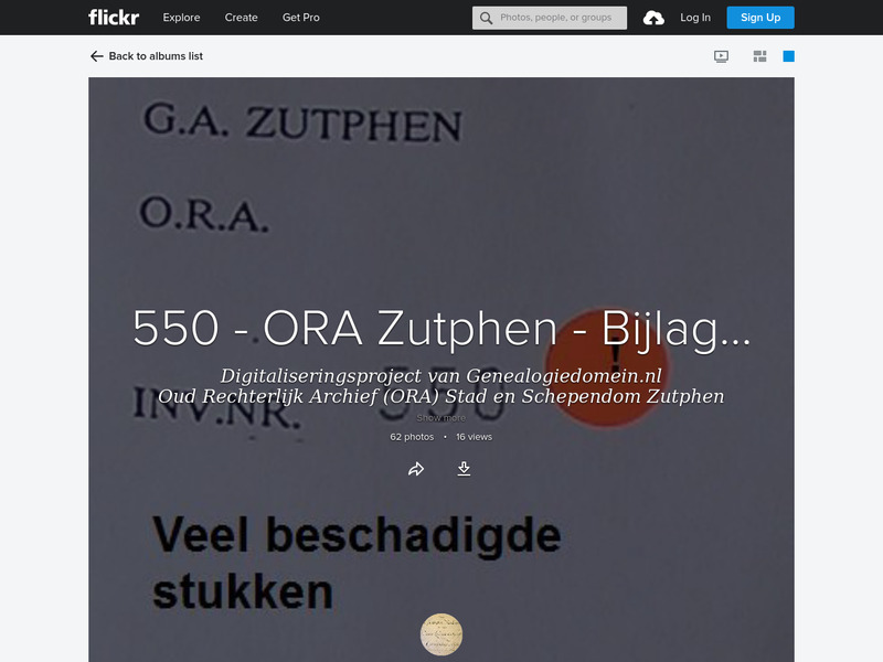 Screenshot van website
