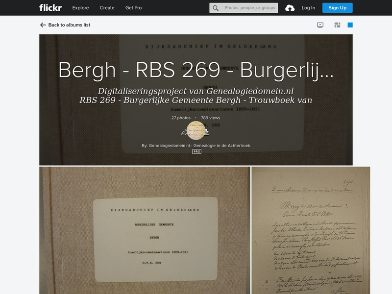 Screenshot van website
