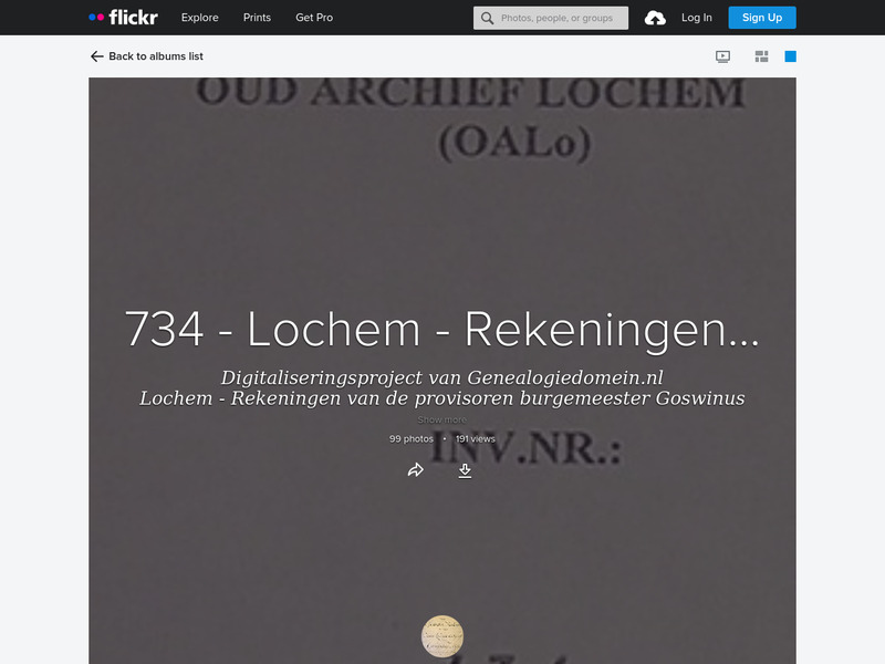 Screenshot van website