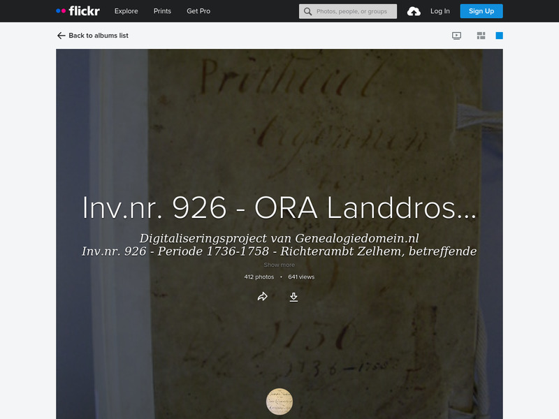 Screenshot van website