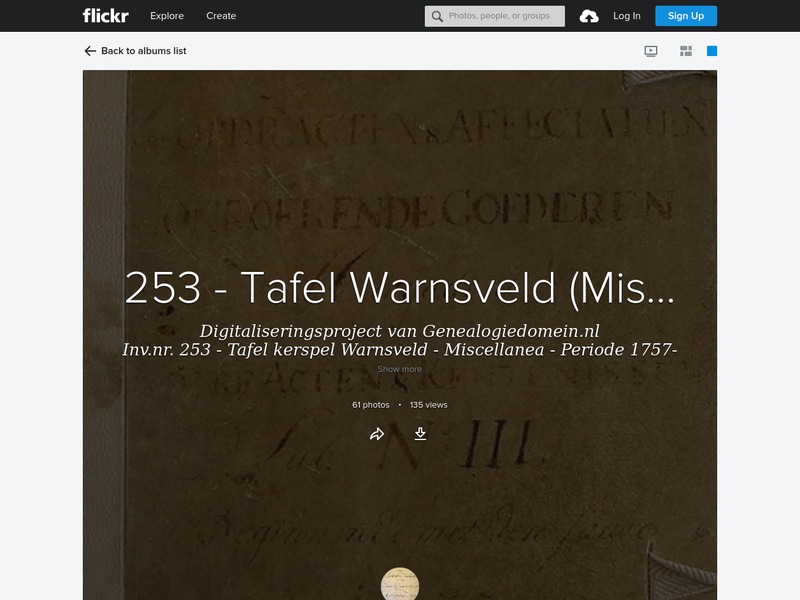 Screenshot van website