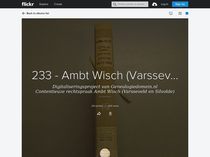 Screenshot van website