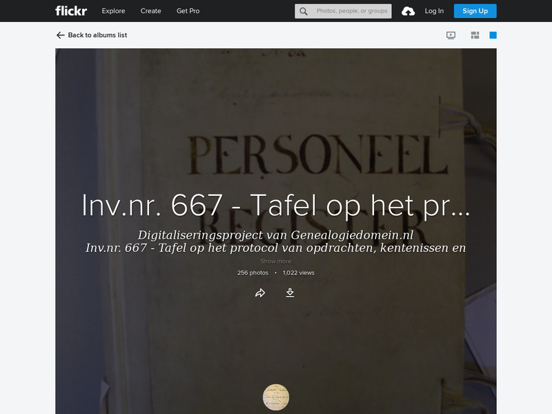 Screenshot van website