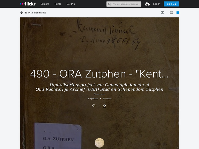 Screenshot van website