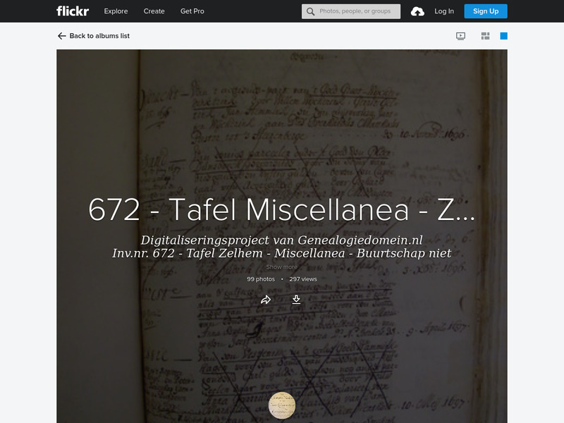 Screenshot van website