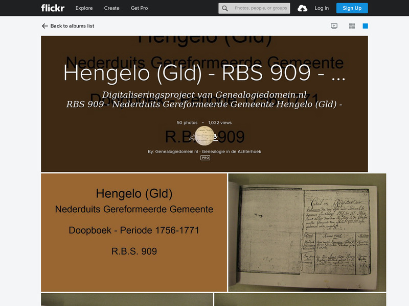 Screenshot van website