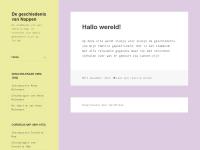 Screenshot van website