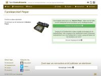 Screenshot van website