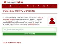 Screenshot van website
