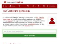 Screenshot van website