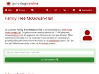 Screenshot van website