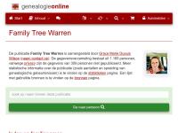 Screenshot van website