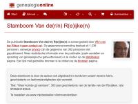 Screenshot van website