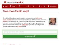 Screenshot van website