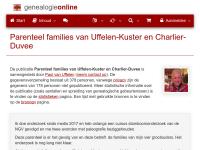 Screenshot van website