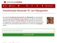 Screenshot van website