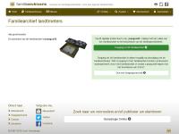 Screenshot van website