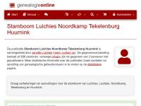Screenshot van website