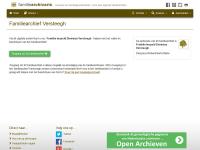 Screenshot van website