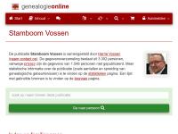 Screenshot van website