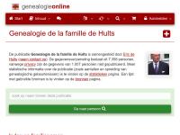 Screenshot van website