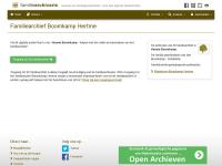 Screenshot van website