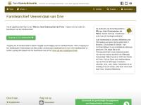 Screenshot van website