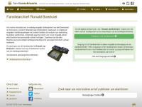 Screenshot van website