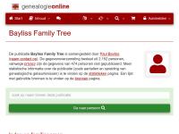 Screenshot van website