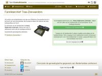 Screenshot van website