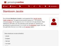 Screenshot van website