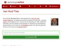 Screenshot van website