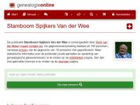 Screenshot van website