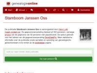 Screenshot van website